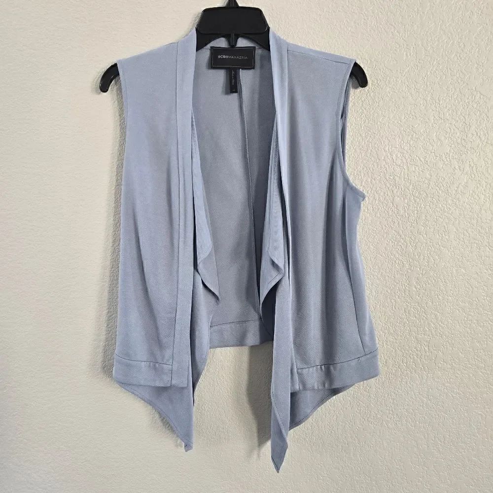 BCBG MaxAzria Draped Vest Womens XS Ryland Vintage